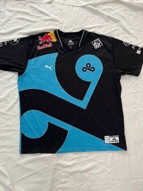 Cloud9 eSport Redbull Jersey Size 3XL puma shirt LOL world championship Zeyzal